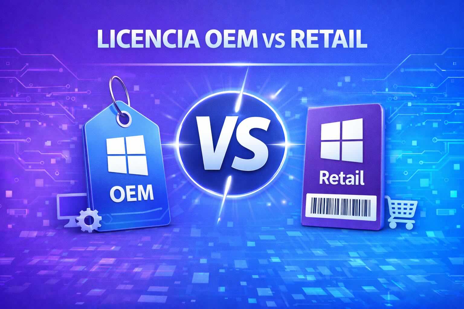 Licencia OEM vs Retail: Diferencias y Cuál Elegir [2026]